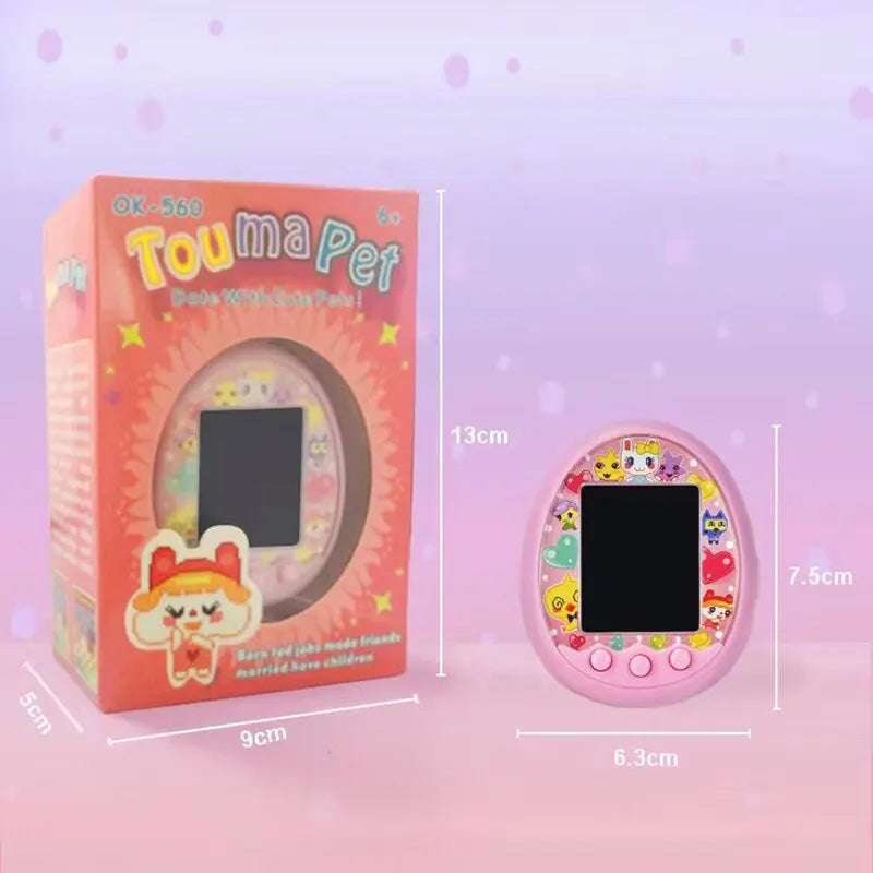 Electronic Pet Machine Online Interactive Friend Feeding Simulation Pet Color Screen Game Machine Children's Birthday Gift