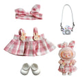 17cm Cute Mini Plush Doll'S Clothes Outfit Accessories For Korea Kpop Exo Labubu Idol Dolls Skirt Hat Clothing DIY Kids Gift